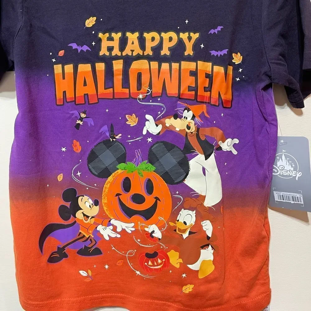 Disney Happy Halloween T-Shirt boys XXS 2/3 NWT